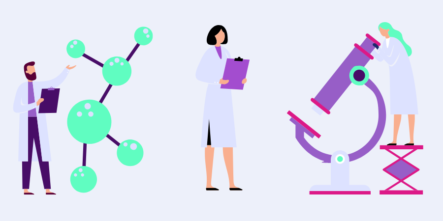 researchers illustrations